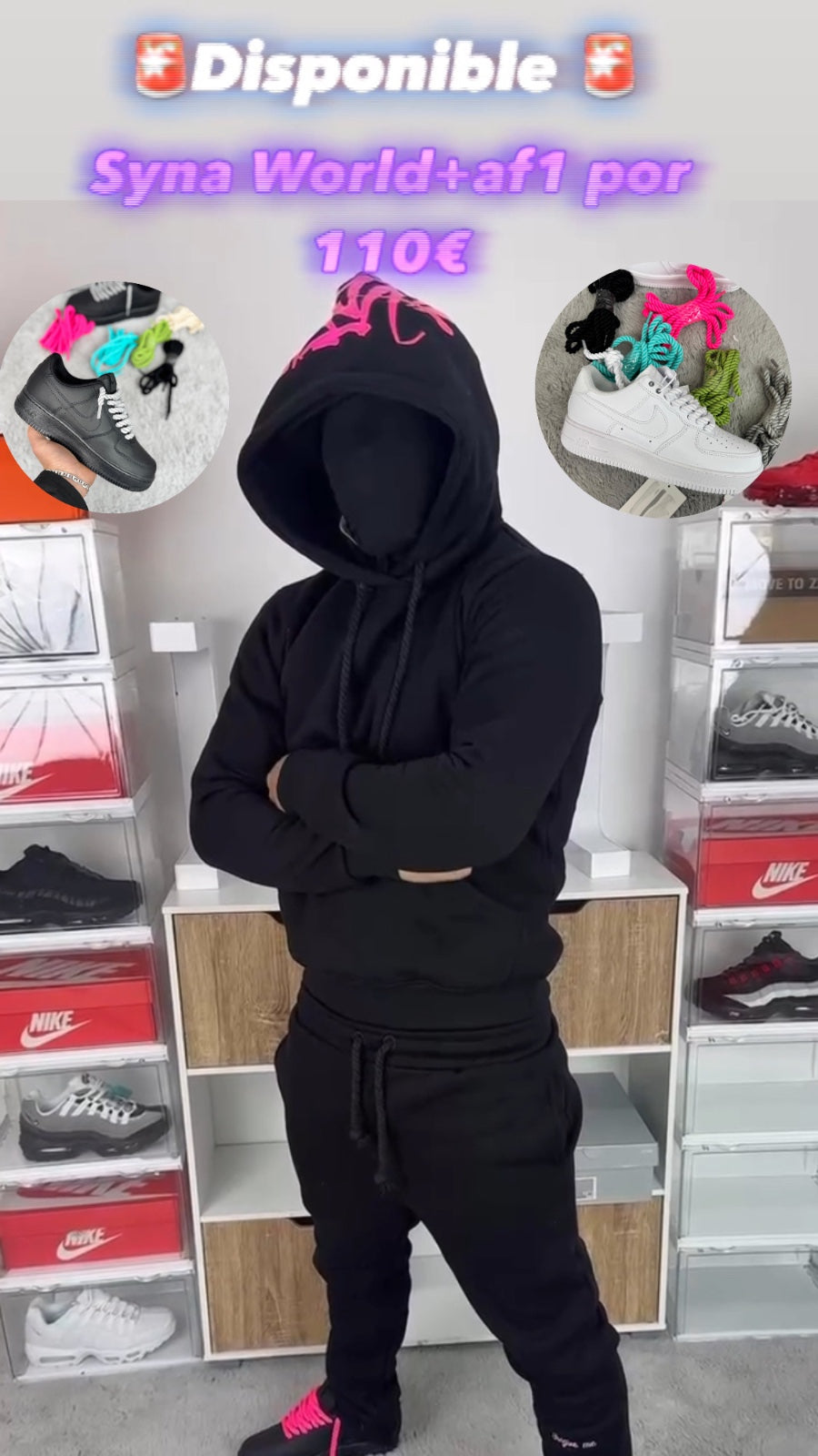 CHANDALL syna world + af1 cordones gordos